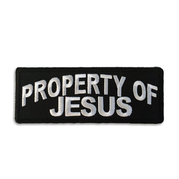 Property Of Jesus Patch - PATCHERS Iron on Patch