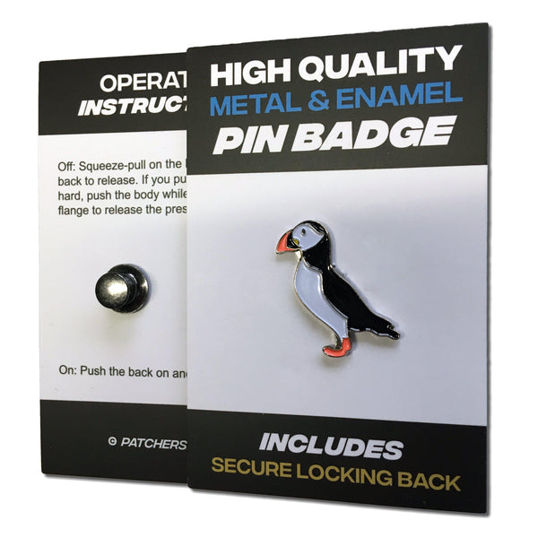 Puffin Pin Badge - PATCHERS Pin Badge
