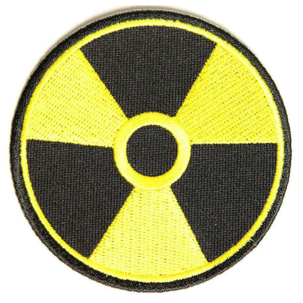 Radioactive Radiation Hazard Symbol Patch - PATCHERS Iron on Patch