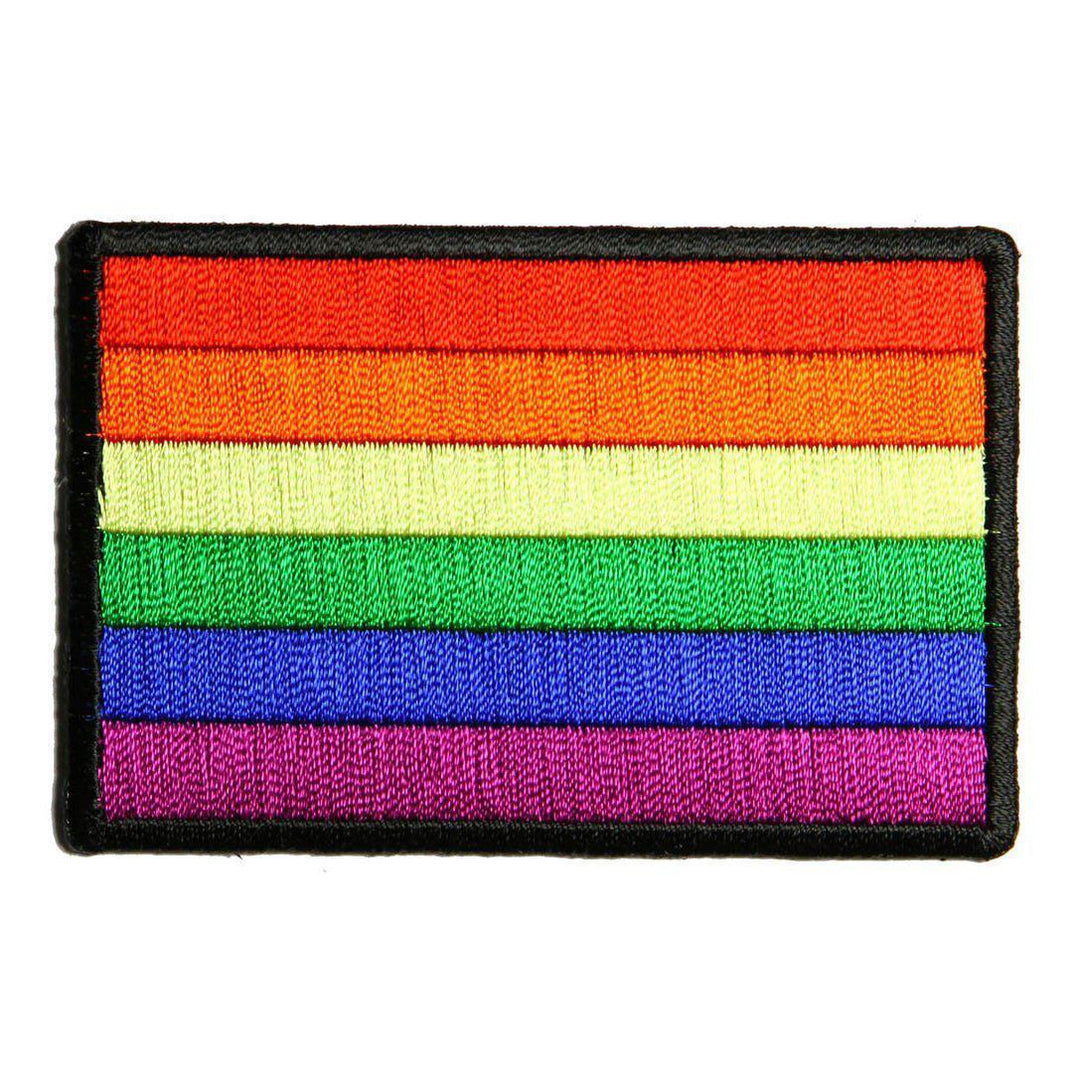Embroidered Rainbow LGBT Pride Flag Iron on Sew on Patch – PATCHERS