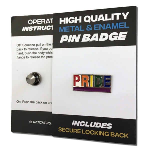 Rainbow LGBT Pride Pin Badge - PATCHERS Pin Badge