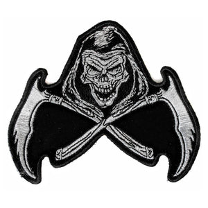 Reaper Skull Scythe Patch - PATCHERS Iron on Patch