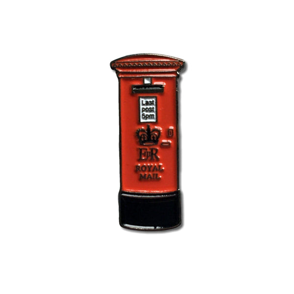Red British Post Box Pin Badge - PATCHERS Pin Badge