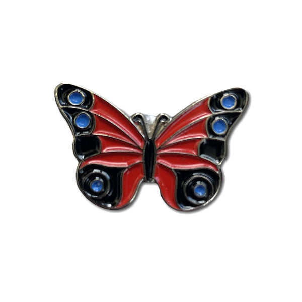 Red Butterfly Pin