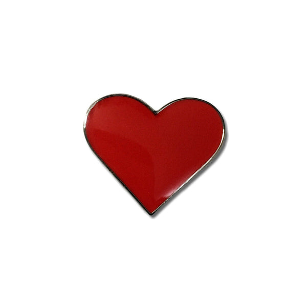 Red Heart Pin Badge - PATCHERS Pin Badge