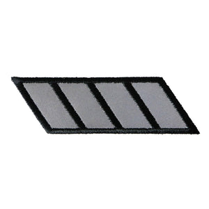 Reflective 4" Stripes Patch - PATCHERS Iron on Patch