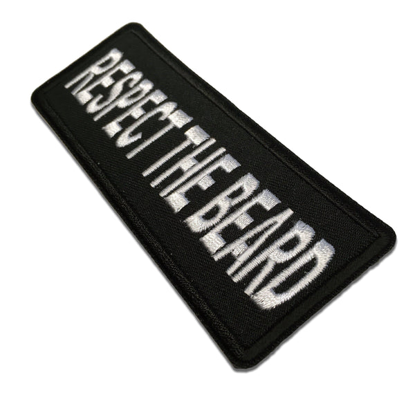 Respect The Beard Patch - PATCHERS Iron on Patch
