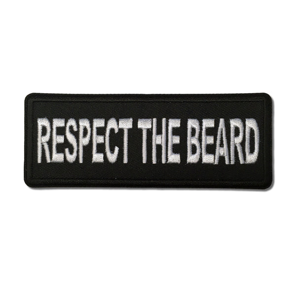 Respect The Beard Patch - PATCHERS Iron on Patch