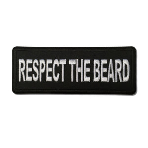 Respect The Beard Patch - PATCHERS Iron on Patch
