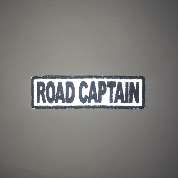 Road Captain Reflective Patch - PATCHERS Iron on Patch