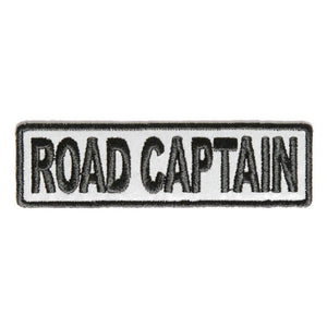 Road Captain Reflective Patch - PATCHERS Iron on Patch