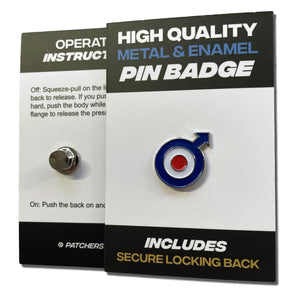 Roundel Arrow Pin Badge - PATCHERS Pin Badge