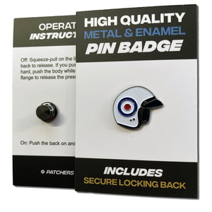 Roundel Helmet Pin Badge - PATCHERS Pin Badge