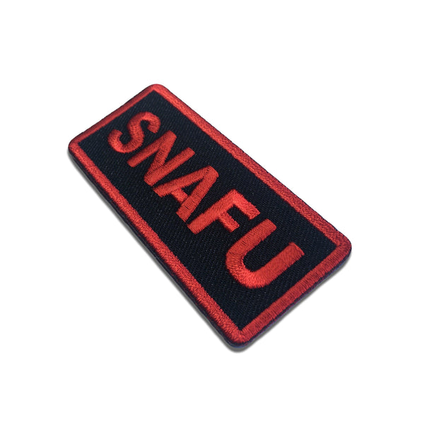 SNAFU Situation Normal All F#$?#d Up Patch - PATCHERS Iron on Patch