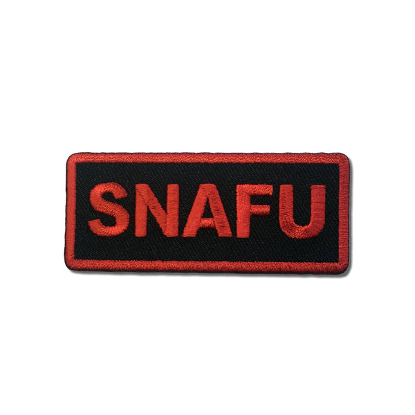 SNAFU Situation Normal All F#$?#d Up Patch - PATCHERS Iron on Patch