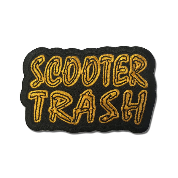 Scooter Trash Patch - PATCHERS Iron on Patch
