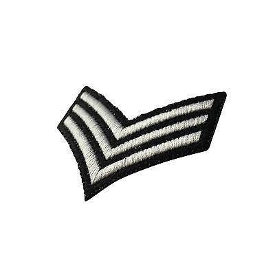 Sergeant Stripes Patch - PATCHERS Iron on Patch