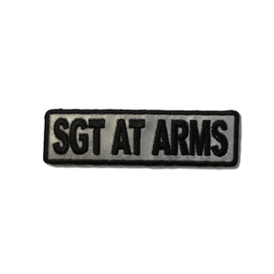 Sgt At Arms Reflective Patch - PATCHERS Iron on Patch