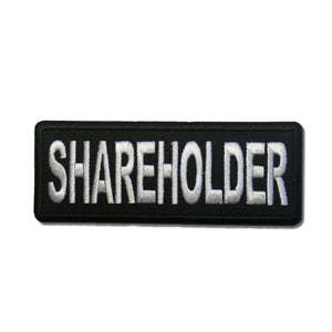 Shareholder Patch - PATCHERS Iron on Patch