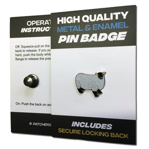Sheep Pin Badge - PATCHERS Pin Badge