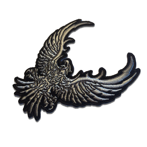 Silver Eagle Patch - PATCHERS Iron on Patch