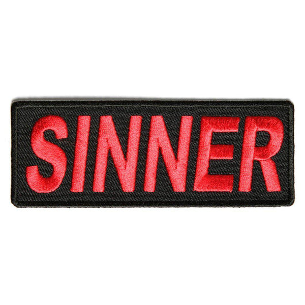 Sinner Patch - PATCHERS Iron on Patch