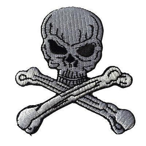 Skull and Cross Bones Patch - PATCHERS Iron on Patch