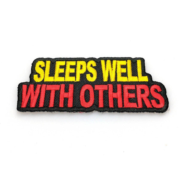 Sleeps Well With Others Patch - PATCHERS Iron on Patch