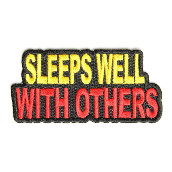 Sleeps Well With Others Patch - PATCHERS Iron on Patch
