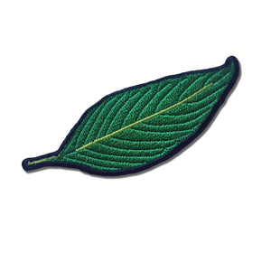 Small Green Leaf Patch - PATCHERS Iron on Patch
