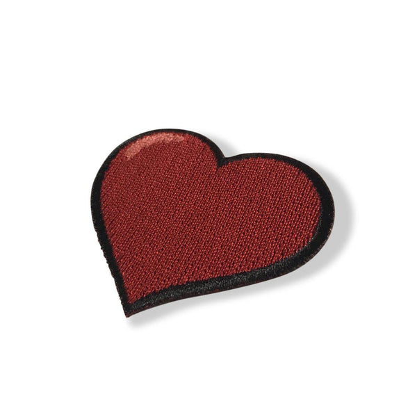 Small Red Love Heart Patch - PATCHERS Iron on Patch