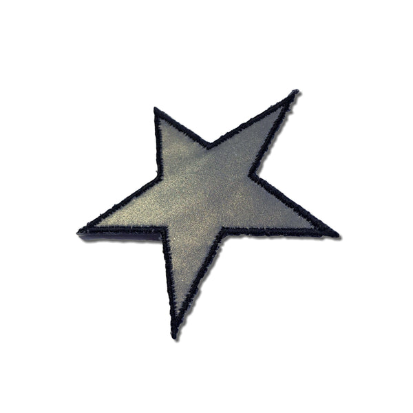 Small Reflective Star Patch - PATCHERS Iron on Patch
