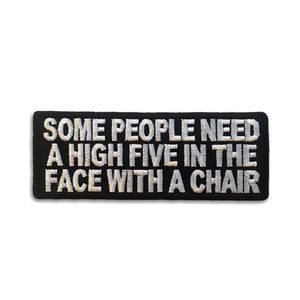 Some People Need A High Five Patch - PATCHERS Iron on Patch