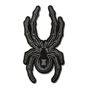 Spider Black & Grey Patch - PATCHERS Iron on Patch