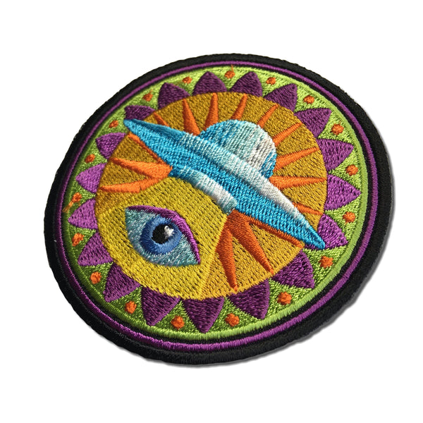 Spiritual Eye UFO Patch - PATCHERS Iron on Patch