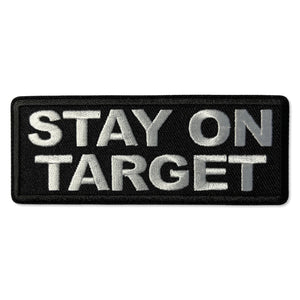 Stay on Target Patch - PATCHERS Iron on Patch