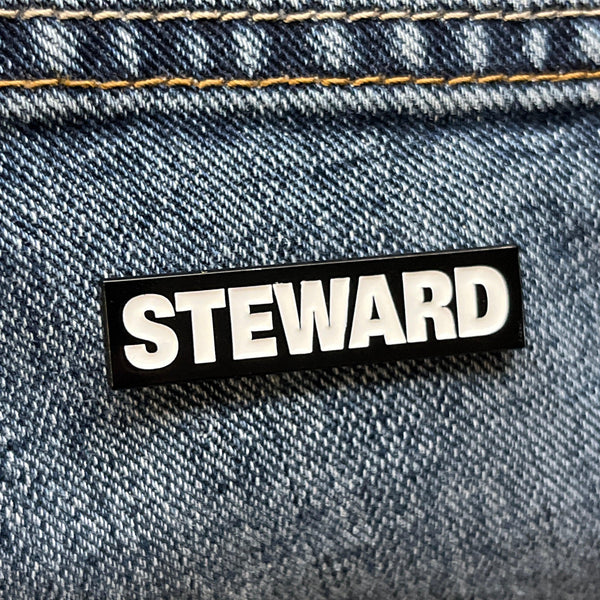 Steward Pin Badge - PATCHERS Pin Badge