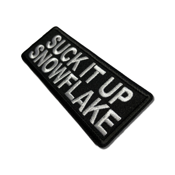 Suck it Up Snowflake Patch - PATCHERS Iron on Patch