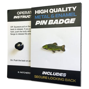 Tench Fish Pin Badge - PATCHERS Pin Badge