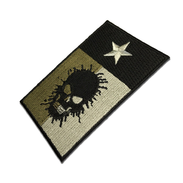 Texas Flag Skull Patch - PATCHERS Iron on Patch