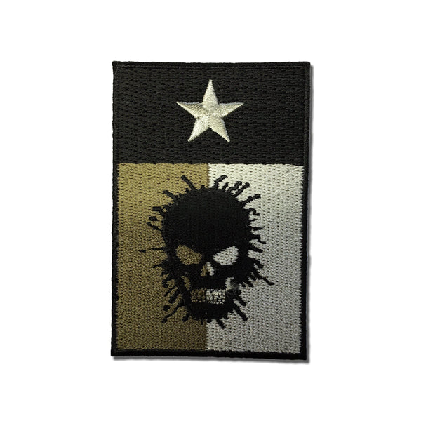 Texas Flag Skull Patch - PATCHERS Iron on Patch