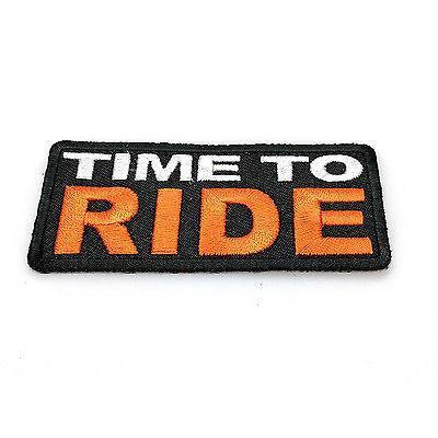 Time to Ride Patch - PATCHERS Iron on Patch