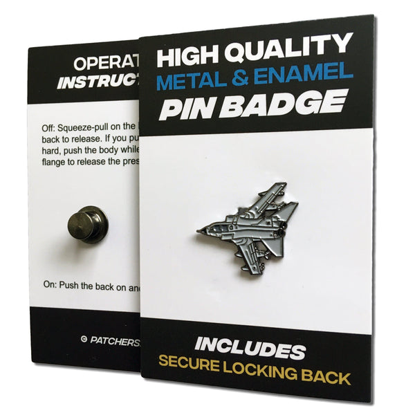 Tornado Aircraft Pin Badge - PATCHERS Pin Badge
