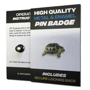 Tortoise Pin Badge - PATCHERS Pin Badge