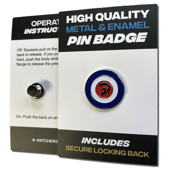 Trojan Roundel Pin Badge - PATCHERS Pin Badge