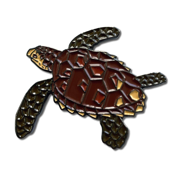 Turtle From Above Pin Badge - PATCHERS Pin Badge