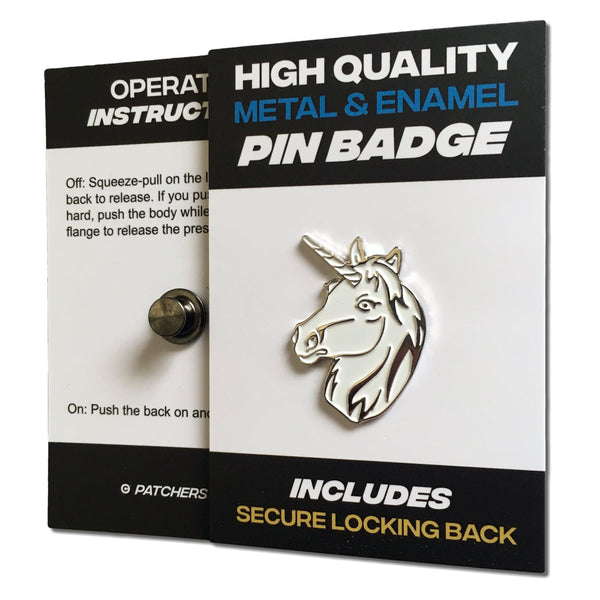 Unicorn Pin Badge - PATCHERS Pin Badge