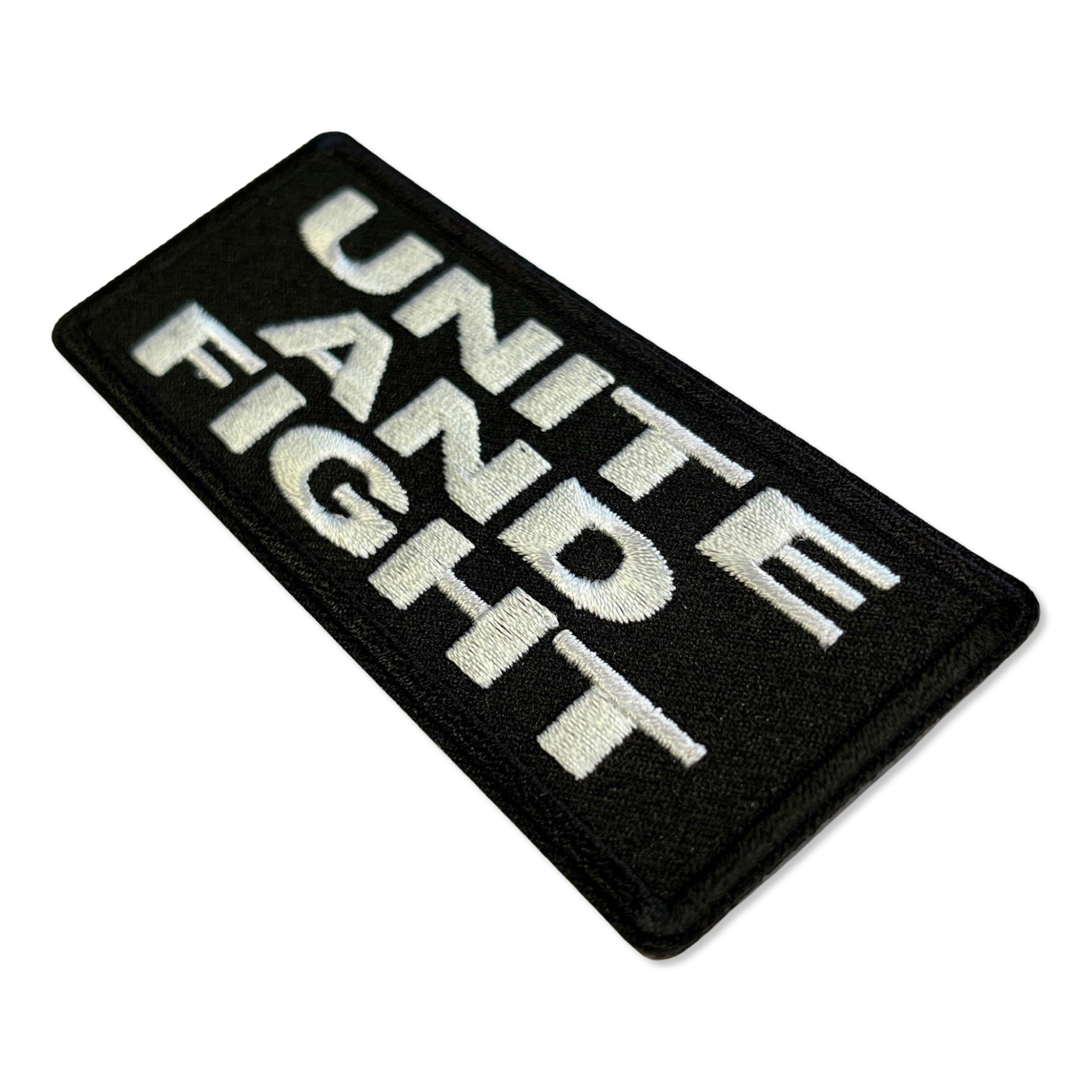 Embroidered Unite and Fight Iron on Sew on Patch – PATCHERS