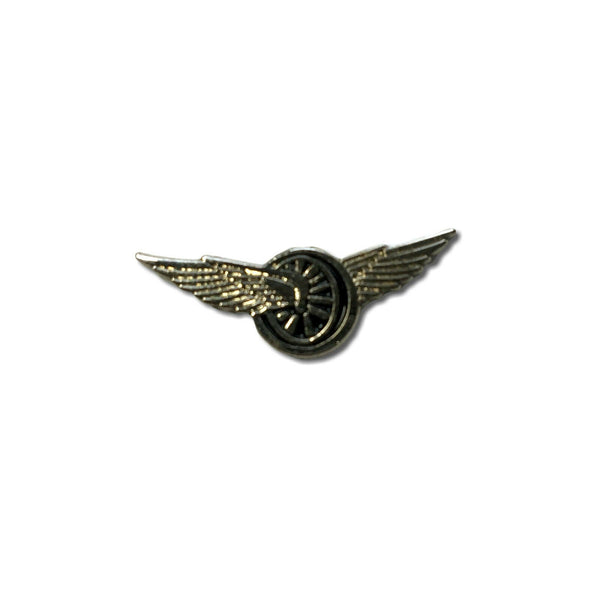 Very Small Winged Wheel Pin Badge - PATCHERS Pin Badge