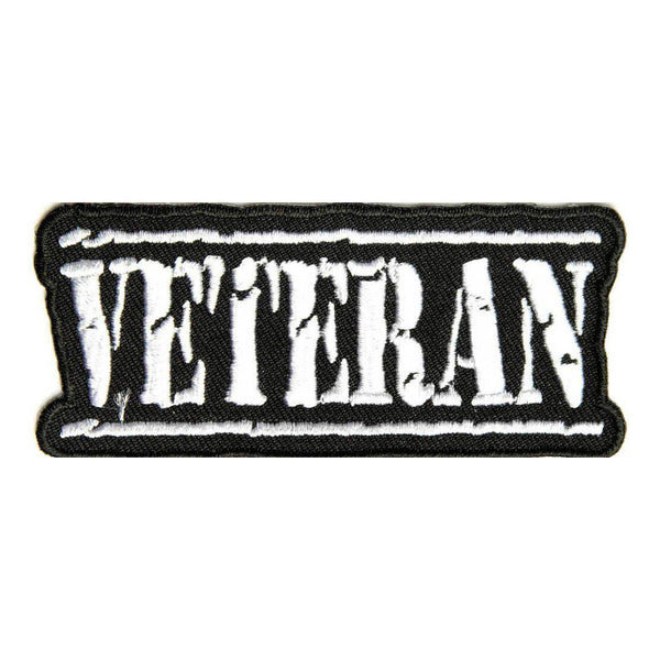 Veteran Old Stamper White Patch - PATCHERS Iron on Patch